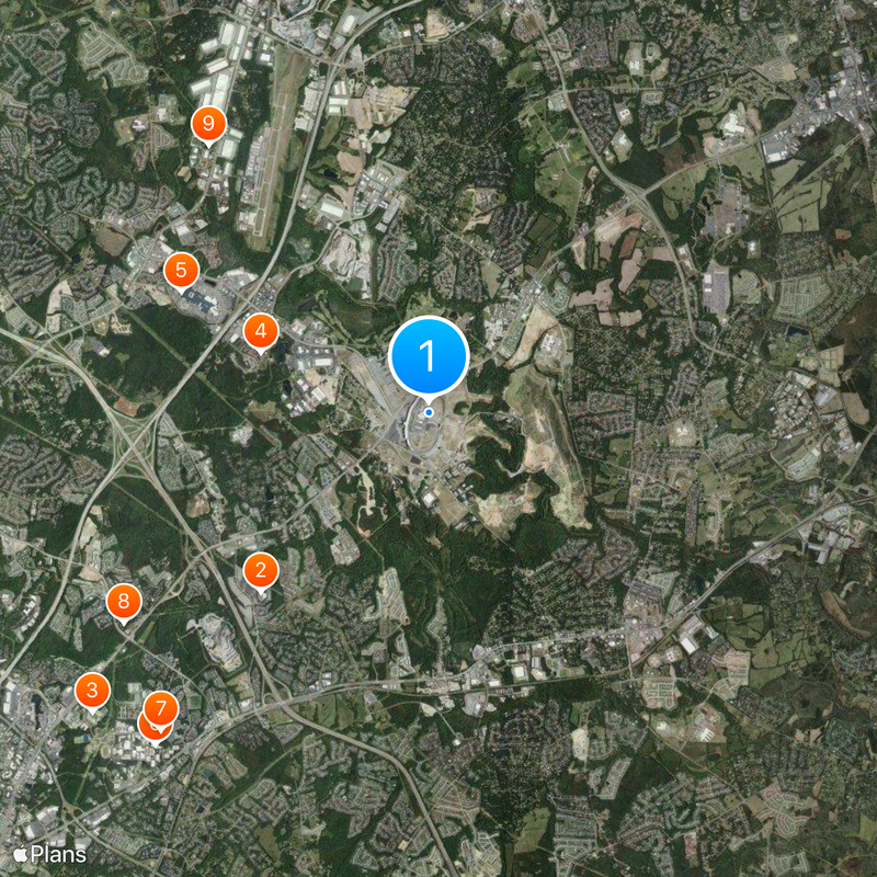 Charlotte Motor Speedway Carte