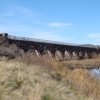 Bredbo River railway bridge