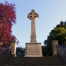 The Green Howards Regimental War Memorial Including Cross, Steps, Piers And Railings