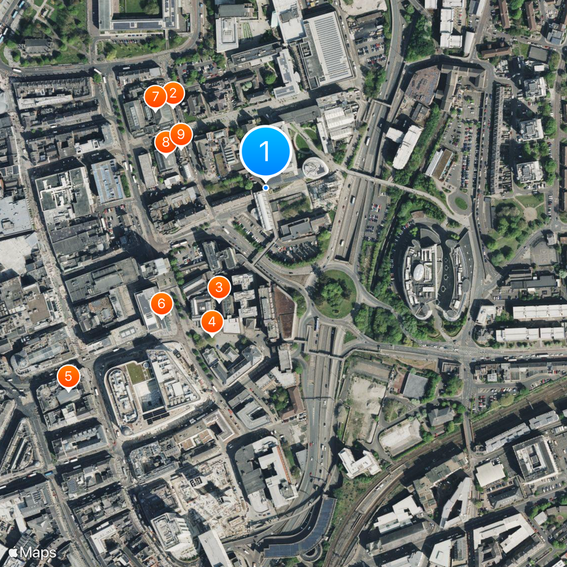 Northumbria University Map