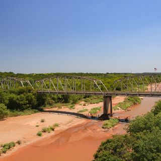 State Highway 120 Bridge at the Brazos River