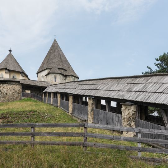 Stairs to Pfarrkirche Deutsch-Griffen