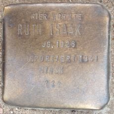 Stolperstein en memoria de Ruth Isaak