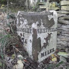 Milepost Approximately 45 Metres To South West Of Junction With Kirby Lane
