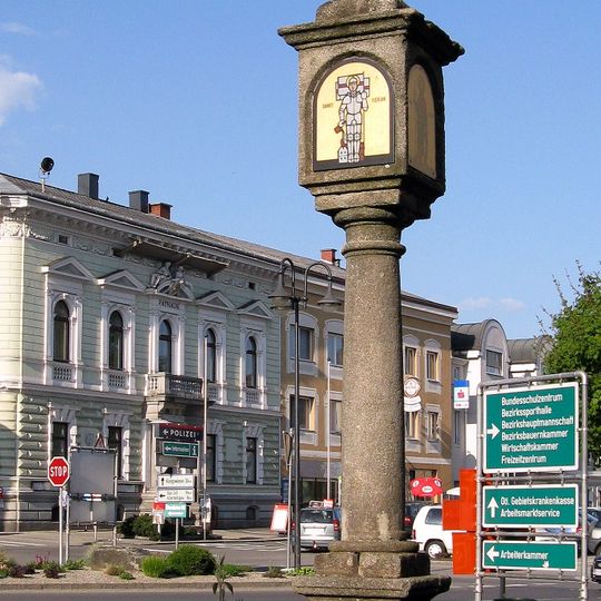 Plague column in Perg Hauptplatz