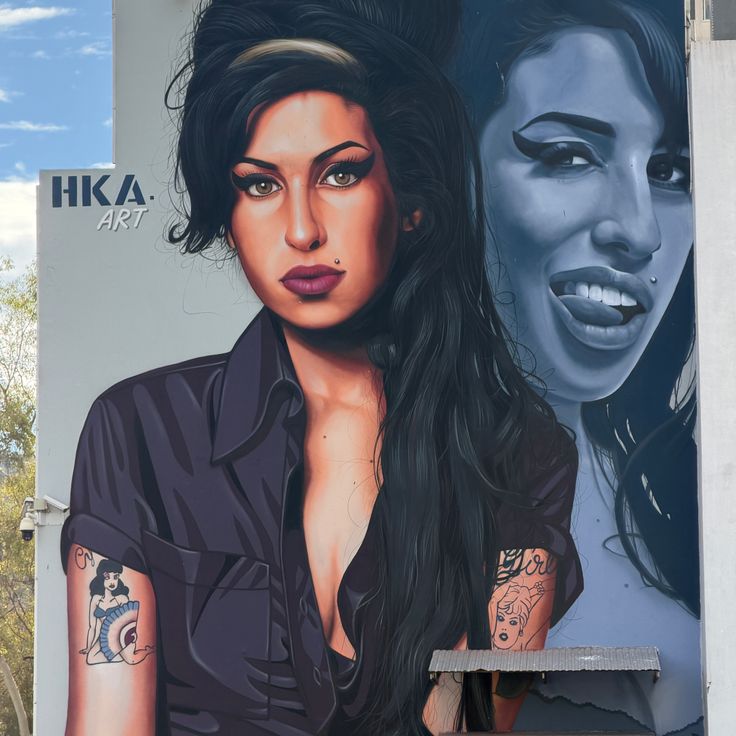 Mural of Amy Winehouse