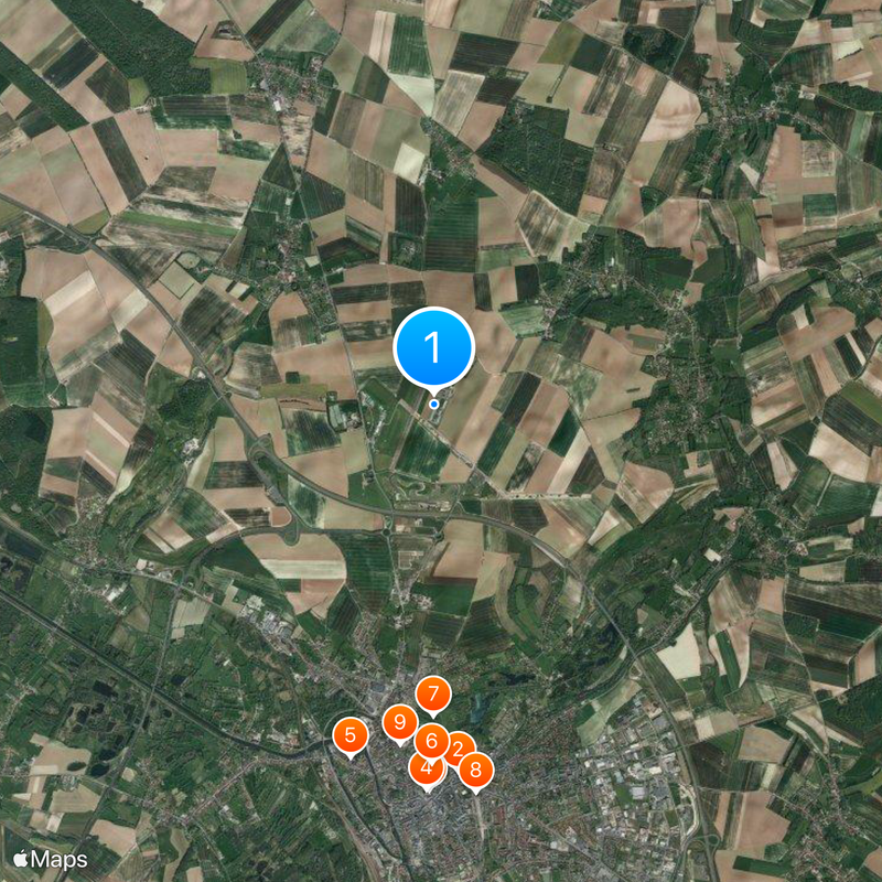 Ferme des mille vaches Map