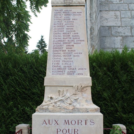 War memorial of Le Poizat