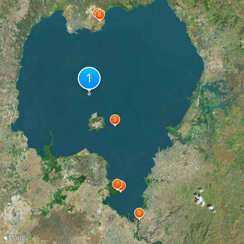 Lago Tana Mapa