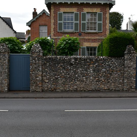 Garden Wall Of Town House Including Gate Piers