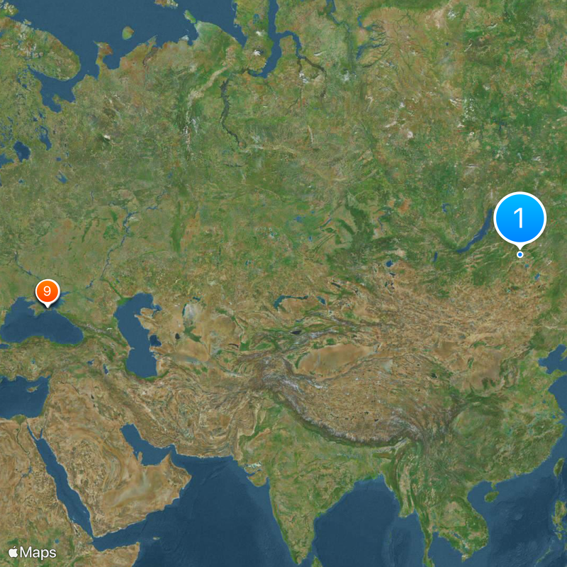 Ókrug Autónomo de los Buriatos de Aguínskoye Mapa