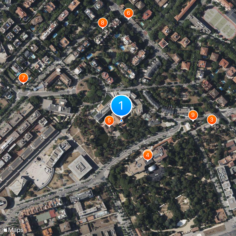 Barcelona Supercomputing Center Map
