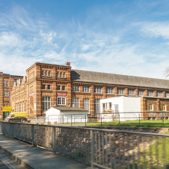 Zwei Produktionsgebäude einer Fabrikanlage Mittweida