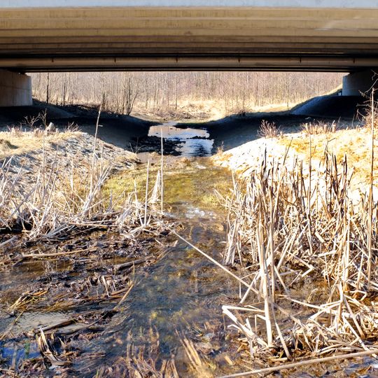 Most dálnice D6 přes Rychnovský potok