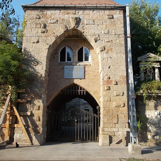 Entrance building of the Jewish cemetery