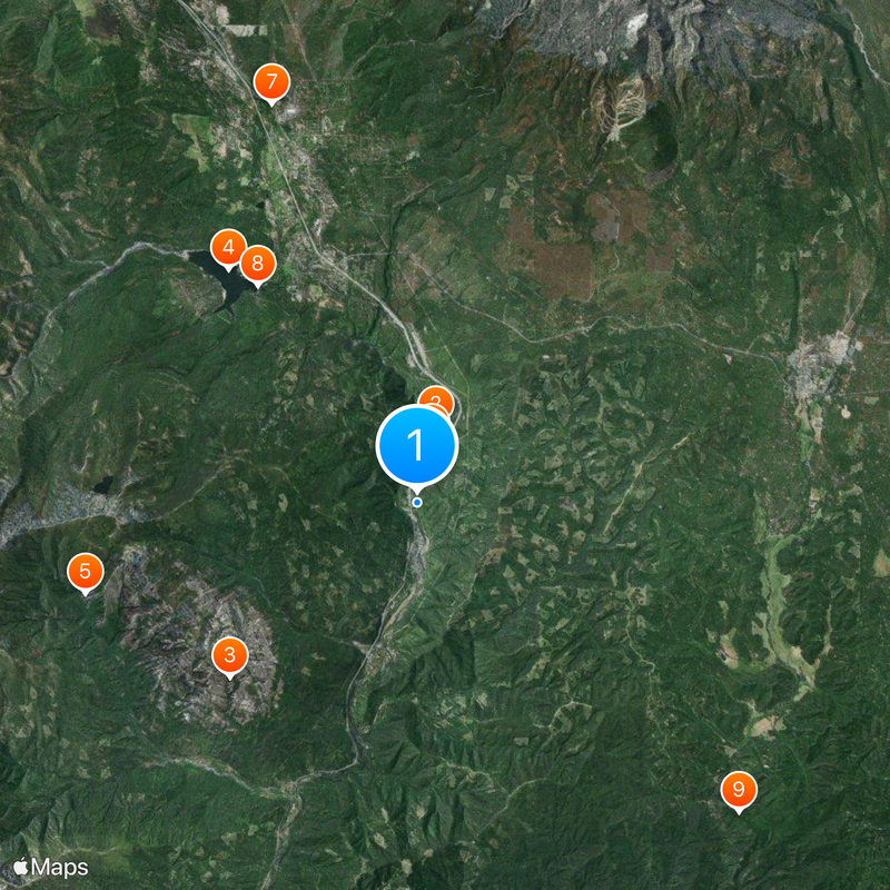Dunsmuir Map