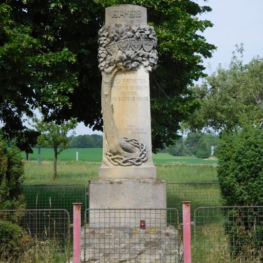 World War I memorial in Brodek