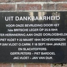 Plaquette voor Indiëgangers