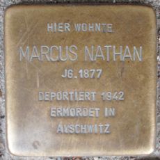 Stolperstein en memoria de Marcus Nathan
