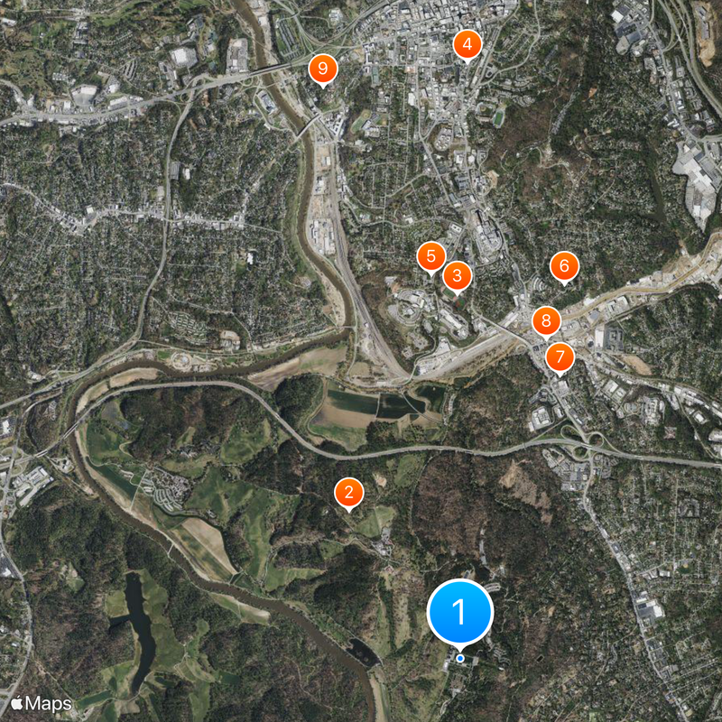 Biltmore Estate Karte