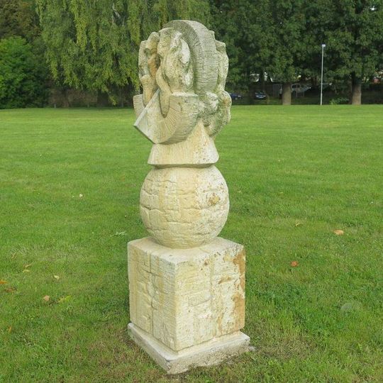 Sluneční hodiny na Střeleckém ostrově v Litoměřicích