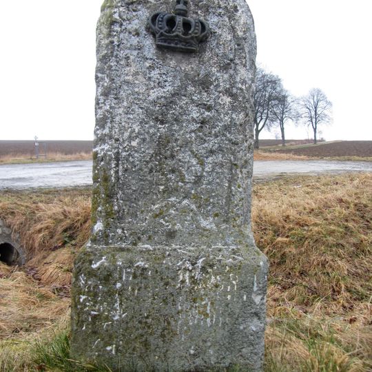 Königlich-Sächsischer Meilenstein Thoßfell