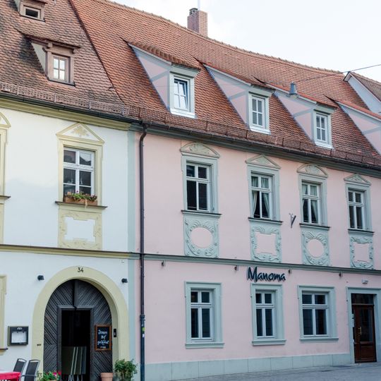 Haus zur Krause, ehem. Bürgerhaus, heute Cafè