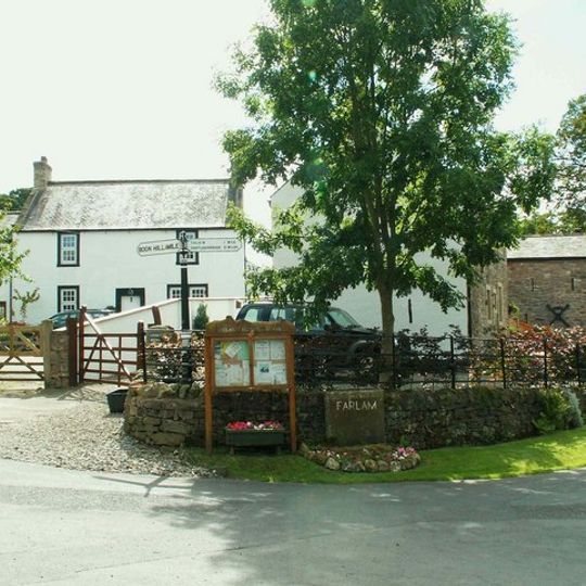 Guide Post North Of Farlam Farm At Ngr Ny 55545 58822