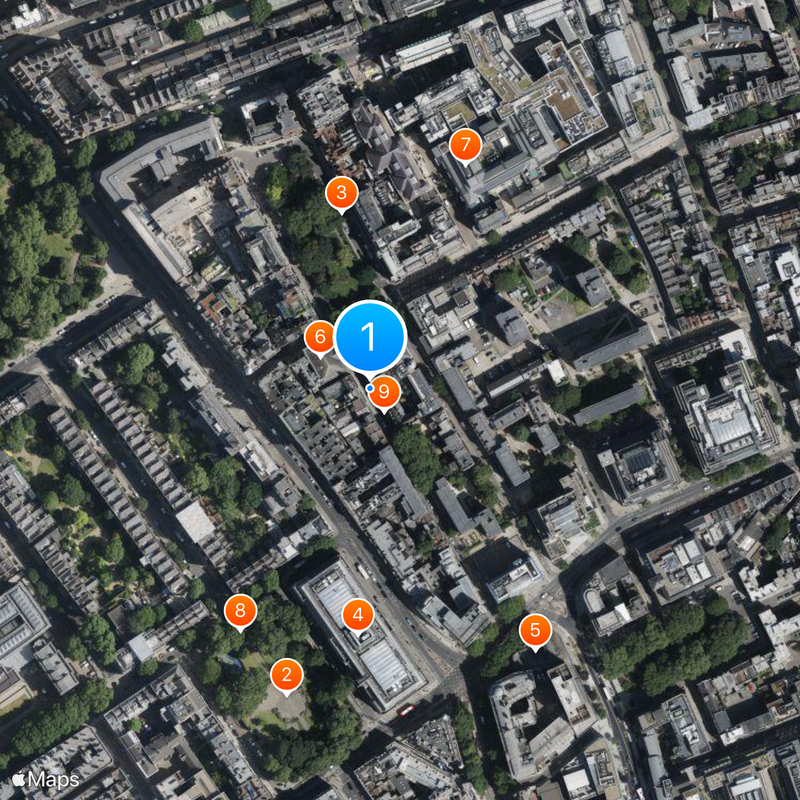 Northeastern University London Map