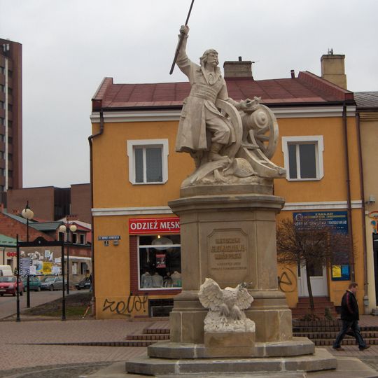 Bartosz Głowacki monument in Tarnobrzeg