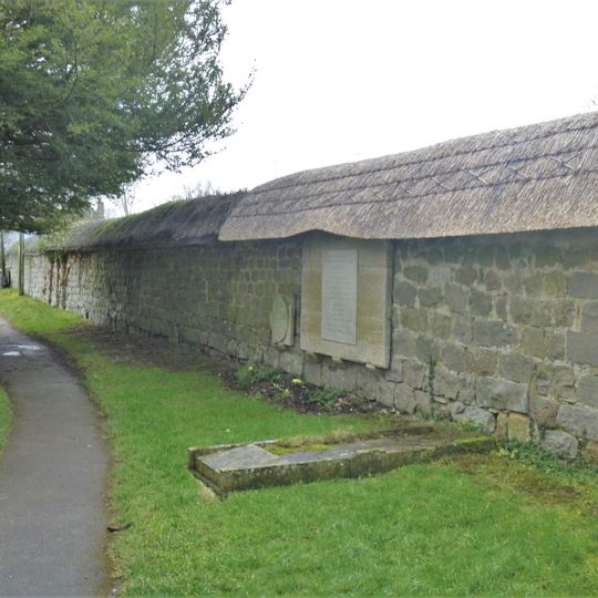 West Boundary Wall Of Churchyard