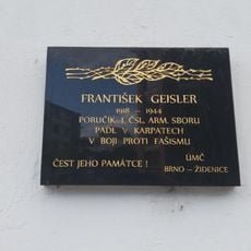 Pamětní deska Františka Geislera