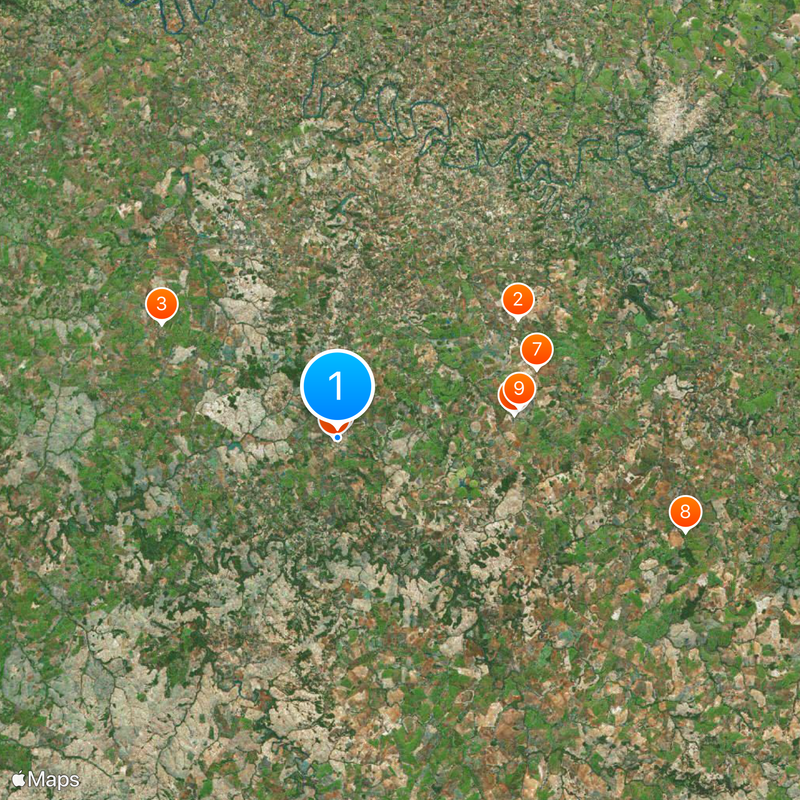 São Miguel das Missões Carte