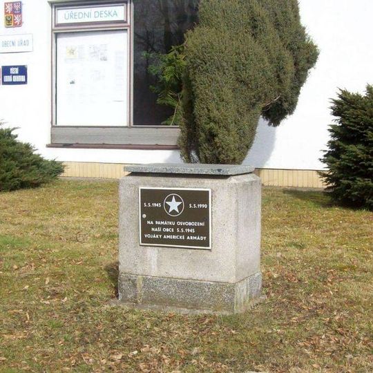 Památník americké armádě v Ledcích
