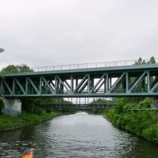 Teltowkanal bridge of the Berlin-Dresden railway line