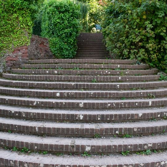 Garden Steps Approximately 60 Metres South East Of The Drum Public House