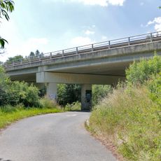 Most silnice I/26 přes Mračnický potok a cestu u Podhájí