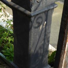 Cast Iron Boundary Post In Market Passage