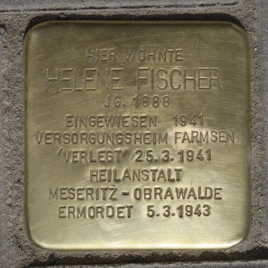 Stolperstein für Helene Fischer