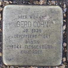 Stolperstein en memoria de Gerd Cohn
