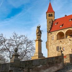 Statue of John of Nepomuk in Bouzov Castle