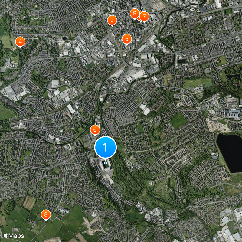 Ewood Park Map