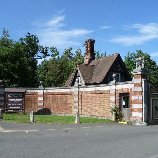 Bollards At Entrance Gateway To Trent Park