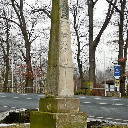 Kursächsische Ganzmeilensäule Hellendorf