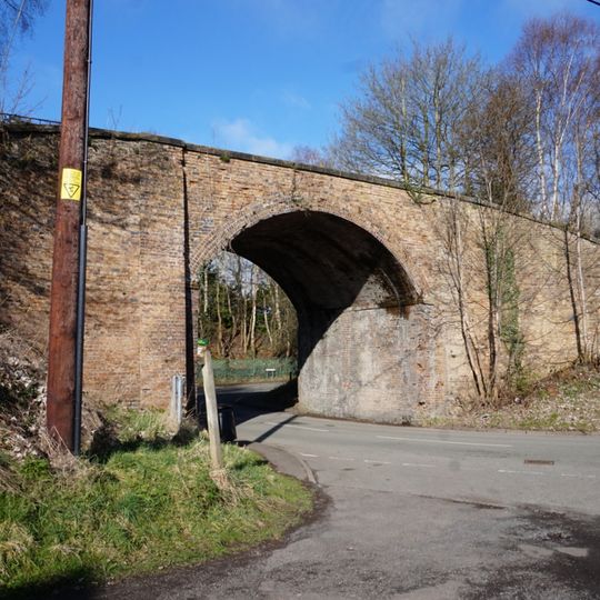 Railway Bridge West Of Cheshire Cheese Public House