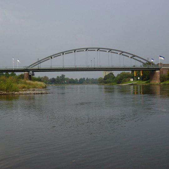 Bridges over the Weser in Beverungen