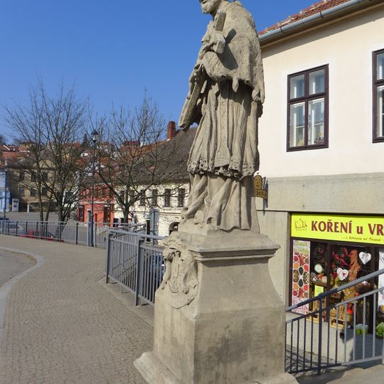 Statue of John of Nepomuk at Žerotínovo náměstí