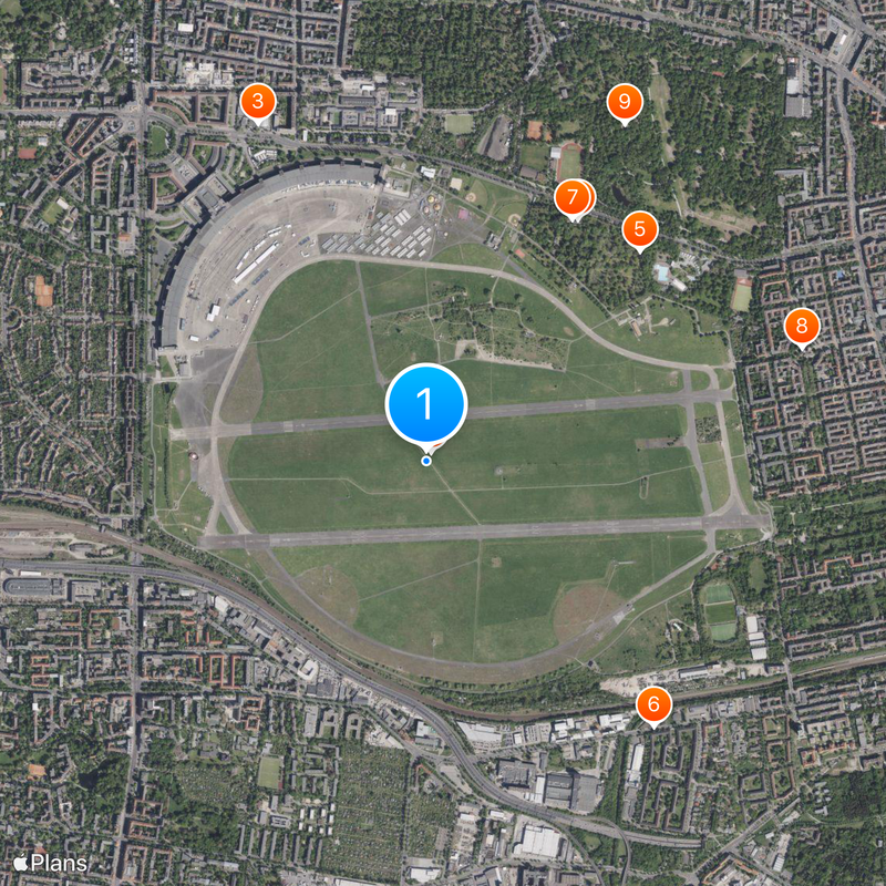 Tempelhofer Feld Map