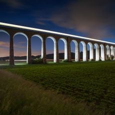 Railroad viaduct BN over the Saane