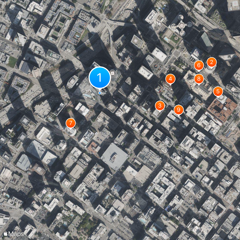 Wilshire Grand Center Map